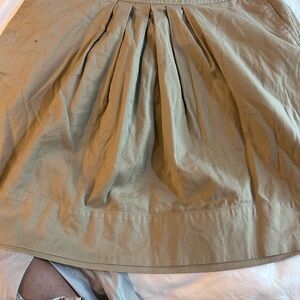 Ann Taylor Loft khaki skirt